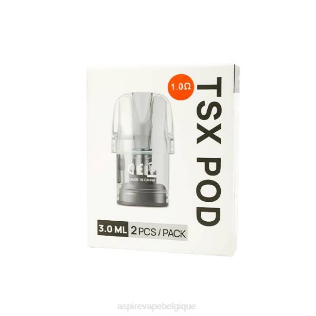 Aspire Tsx Pod 1,0 ohm (3,0 ml)/2 pièces par paquet (compatible avec cyber s et cyber x)Aspire vape avis 86XN234