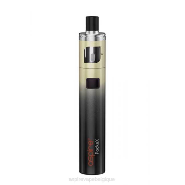 Aspire Pockex kit édition anniversaire dégradé d'or Aspire vape bruxelles 86XN119