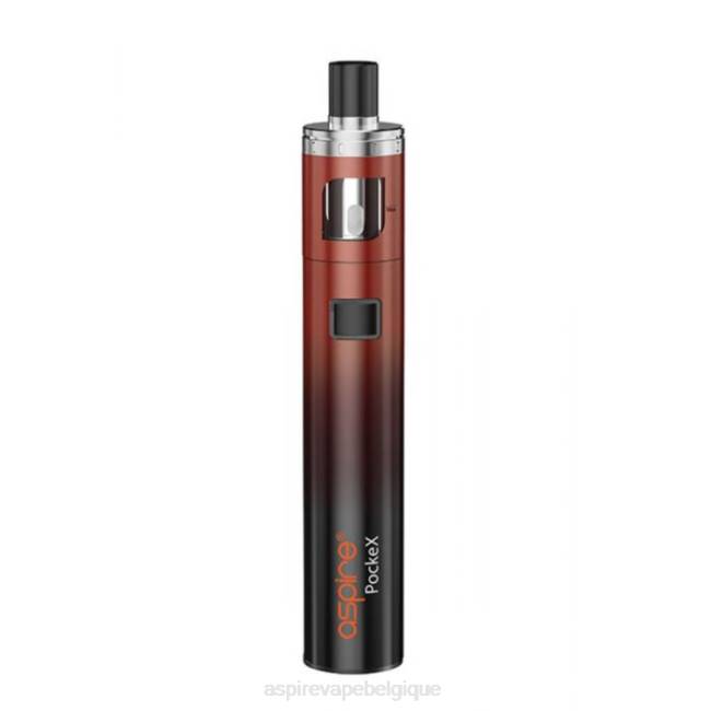 Aspire Pockex kit édition anniversaire dégradé rouge Aspire vape prix 86XN120