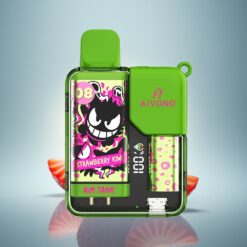Aivono Aim Tank 9500 Puffs Fraise Kiwi 650mAh 5% Nicotine