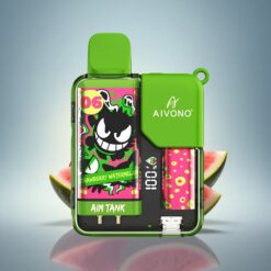 Aivono Aim Tank 9500 Puffs Fraise Pastèque 18ml 650mAh