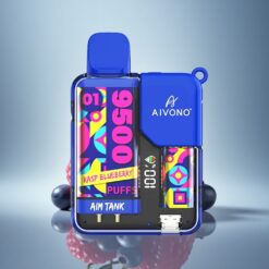 Aivono Aim Tank 9500 Puffs Framboise Myrtille 650mAh 5% Nicotine