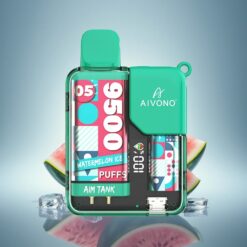 Aivono Aim Tank 9500 Puffs Glace à la Pastèque 650mAh 5% Nicotine