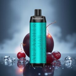 Al Fakher Crown Bar 8000 Crystal Glace de Cassis 600mAh 5mg Nicotine