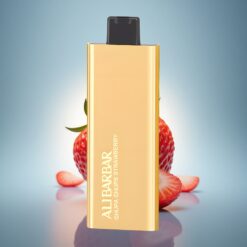 Alibarbar Pandora 7000 Puffs Chupa Chups Fraise avec 17 ml et 1.0 Ohm