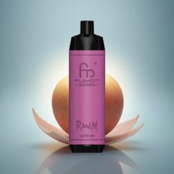 RandM Fumot Shisha 10000 Puffs Amour 66 avec Indicateur LED et Batterie 850 mAh