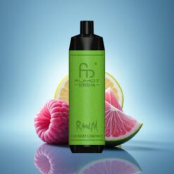 RandM Fumot Shisha 10000 Puffs Citronnade Bleu Framboise avec 0,5% Nicotine et 850 mAh