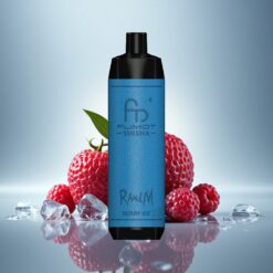 RandM Fumot Shisha 10000 Puffs Glace Baie LED 850mAh 0.5% Nicotine