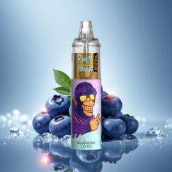 RandM Fumot Tornado 7000 Puffs Myrtille Sur Glace avec 14 ML et 850 mAh