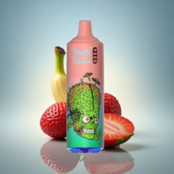 RandM Fumot Tornado 9000 Puffs Fraise Banane 850 mAh 18 mL