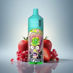 RandM Fumot Tornado 9000 Puffs Fraise Grenade 18 mL Mesh 850 mAh