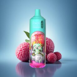 RandM Fumot Tornado 9000 Puffs Framboise Acidulée Bleue 850 mAh 18 mL