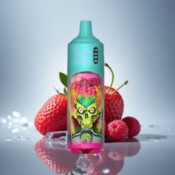 RandM Fumot Tornado 9000 Puffs Glace Fraise Framboise Cerise 850 mAh 18 mL