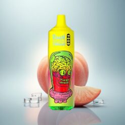 RandM Fumot Tornado 9000 Puffs Glace Pêche d'Été Rechargeable 850 mAh et Mesh Coil