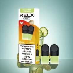 Relx Pod Pro 2 Vape Device Boisson-Concombre Citronnade 18mg/ml 1,9ml 3 Modes (5,5W,6,5W,8W)