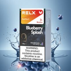 Relx Pod Pro 2 Vape Device Éclat de Myrtille 30mg/ml de nicotine - 1.9ml - 3 modes de tension (5.5W, 6.5W, 8W) - 2 ou 3 pods/paquet