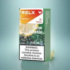 Relx Pod Pro 2 Vape Device Étincelle Citron 30mg/ml de nicotine • 1,9ml • 3 ajustements de tension (5,5W, 6,5W, 8W) • 2 ou 3 pods/paquet