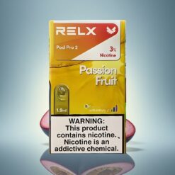 Relx Pod Pro 2 Vape Device Fruit de la Passion 30mg/ml de nicotine - 1,9ml - 3 modes d'ajustement (5,5W, 6,5W, 8W)