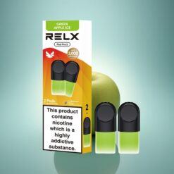 Relx Pod Pro 2 Vape Device Pomme Verte Glacée 18mg/ml Nicotine - 1.9ml Capacité - 5.5W/6.5W/8W Réglage