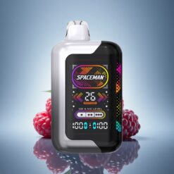 SMOK SPACEMAN SP40000 Puffs Framboise Noire 1000mAh 20ml