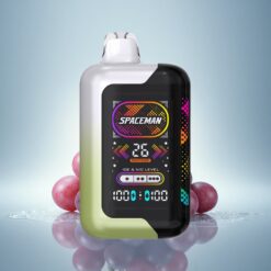 SMOK SPACEMAN SP40000 Puffs Glace Raisin Blanc 20ml 50mg nicotine